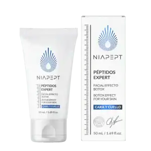 NIAEPt Peptides Expert crème anti-âge pour le visage et le cou, effet botox, soins revitalisants, adapté à tous types de peau, façile à appliquer, soin anti-rides, pharmacie fino...